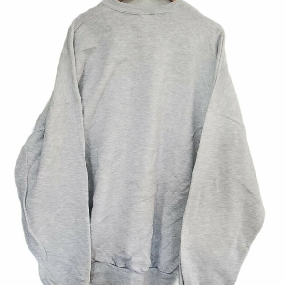 Jerzees Men's Nublend Soft Crew Neck Sweatshirt Ash Gray Size 4XL - Picture 2 of 5